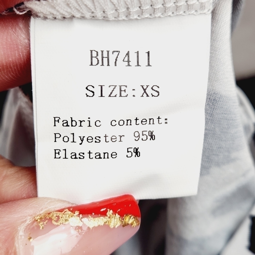 𝅺nwot Leopard Print Sweetheart Neck Shirred Cuff Bodycon Dress Size: XS - Picture 11 of 12